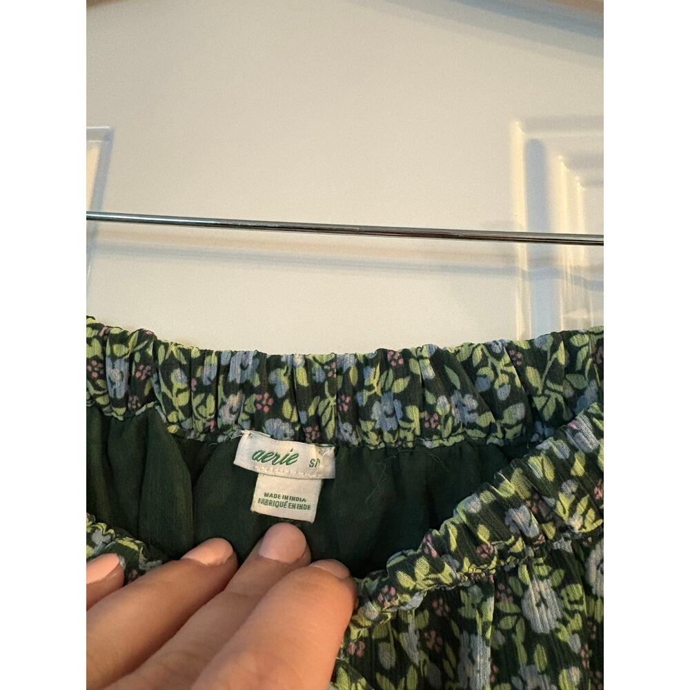Aerie size small green maxi skirt - Picture 3 of 4